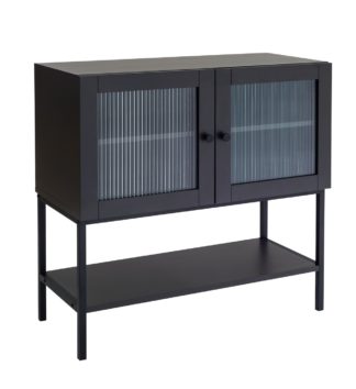 An Image of Habitat Crittall 2 Door Cabinet