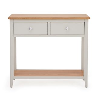 An Image of Freya Console Table Grey and Brown