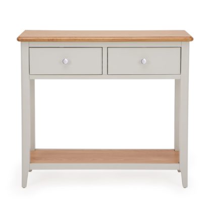 An Image of Freya Console Table Grey and Brown