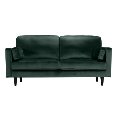 b22a754897d937ae52d52c0f2b5c26cf35b30733e11d84862dcf7cb9efd05961.jpg An Image of Sheldon Velvet 2 Seater Sofa Blue