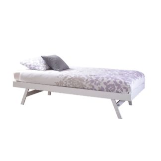 An Image of Madrid White Wooden Trundle White