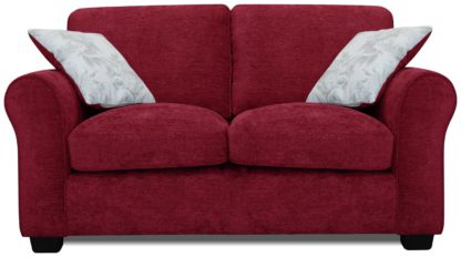 An Image of Argos Home Tammy 2 Seater Fabric Sofa - Teal