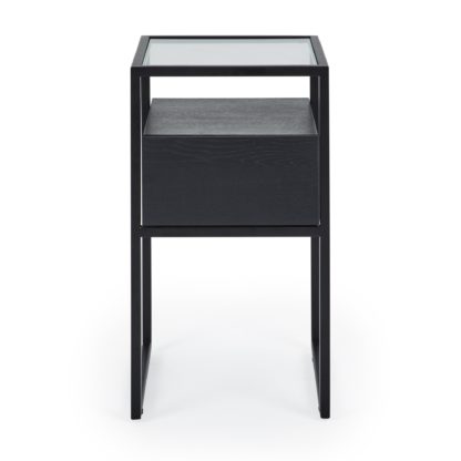 An Image of Dillon Black Side Table Black