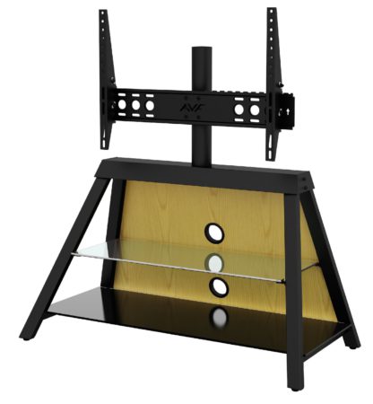 An Image of AVF Options 37-65 Inch Easel TV Stand with Mount