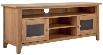 An Image of Argos Home Islington 2 Door Oak Veneer TV Unit