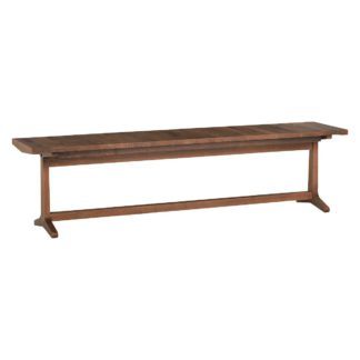 An Image of Habitat Parker 4 Seat Ash Dining Bench - Walnut