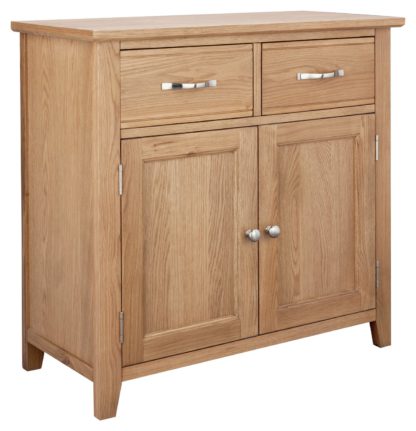 b5bdd4f30b6442cebe2bc256f50dd3bf48a5020d69d86817d3c6b8e53134e1b9.jpg An Image of Argos Home Islington Small 2 Door Oak Veneer Sideboard