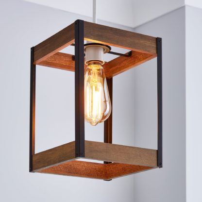 An Image of Fulton Easy Fit Pendant Pine
