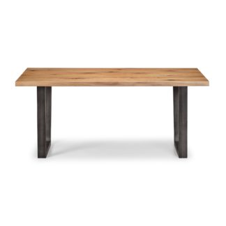 An Image of Brooklyn Oak Dining Table Brown