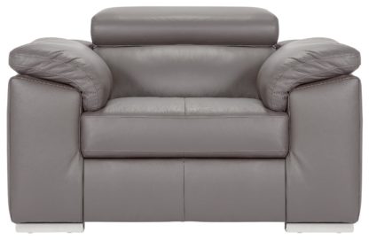 b8e3fe3d1139d8e2d7406ceb4a2029a543180d14779608ca7a77b6561555dd43.jpg An Image of Argos Home Valencia Leather Armchair - Black