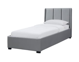 An Image of Habitat Austen Ottoman Single Bed Frame - Grey