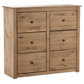 An Image of Panama 6 Drawer Chest Natural