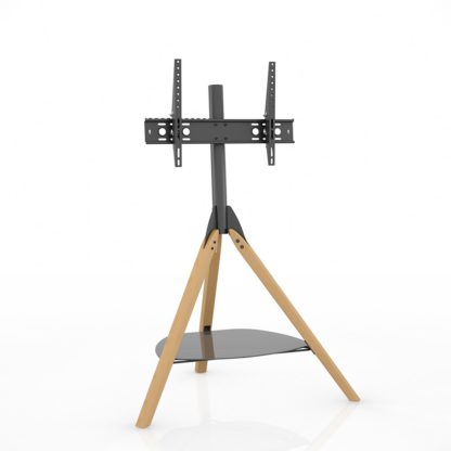 An Image of AVF Hoxton Tripod Up to 65 Inch TV Stand - Light Wood Effect