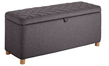 b974cee2d0a90853aedbd05b3da26b4497b4776c2d598a18d08e3400f4d04573.jpg An Image of Argos Home Large Fabric Ottoman - Grey
