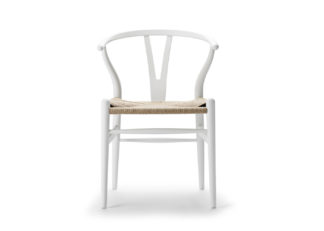 An Image of Carl Hansen & Søn CH24 Wishbone Chair Soft White