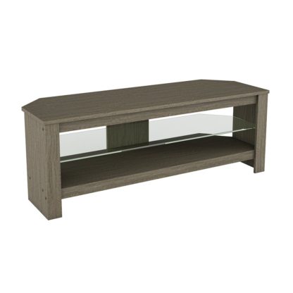 An Image of AVF Calibre Up to 55 Inch TV Stand - Grey Wood Effect