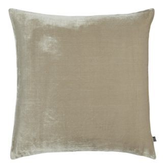 An Image of Habitat Regency 45 x 45cm Velvet Cushion - Taupe