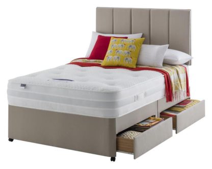 An Image of Silentnight Walton Pocket Luxury 4 Drawer Divan - Double