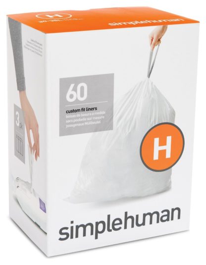 An Image of simplehuman Code J Bin Liners - Pack 60