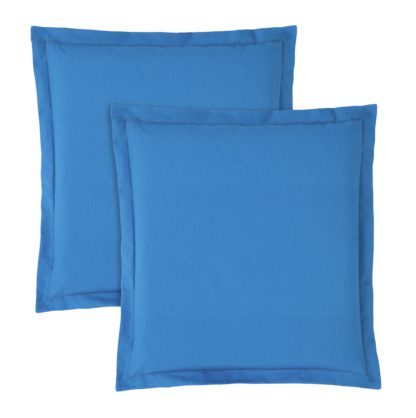 An Image of Argos Home 2 Pack Garden Cushion Pads - Teal