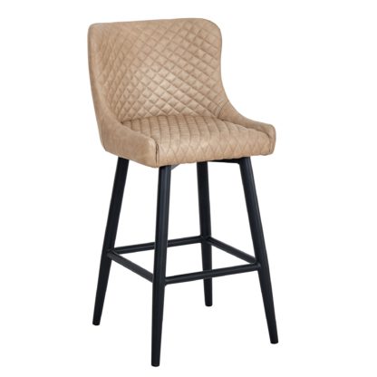 An Image of Montreal Bar Stool Mink PU Leather Mink