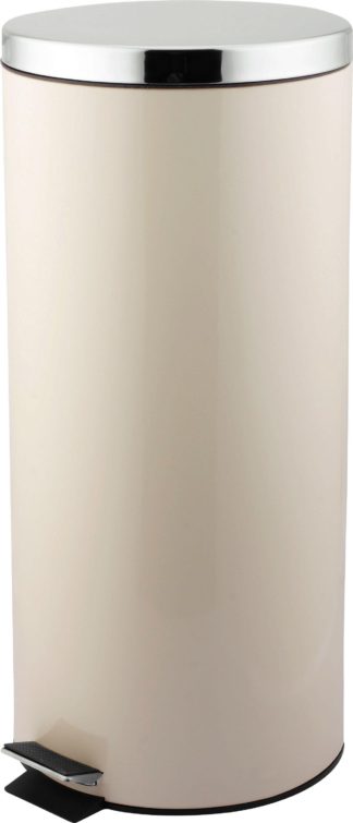 An Image of Argos Home 30 Litre Kitchen Pedal Bin - Cream