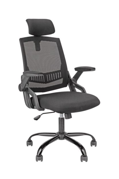 An Image of Habitat Milton Mesh Ergonomic Office Chair - Black