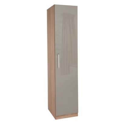 An Image of Kensington 1 Door Wardrobe Grey