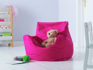 An Image of Argos Home Kids Funzee Pink Bean Bag Chair
