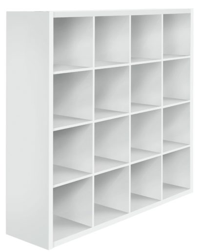 An Image of Habitat Squares Plus 16 Cube Storage Unit - White