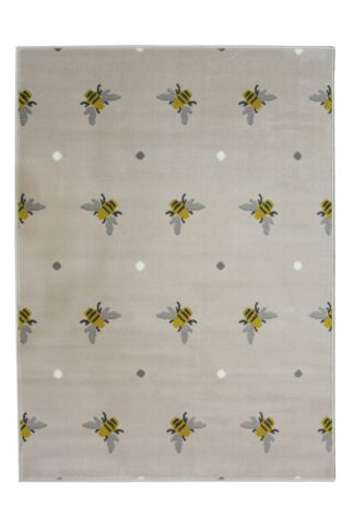 An Image of Homemaker Adorn Busy Bee Rug - 80x150cm