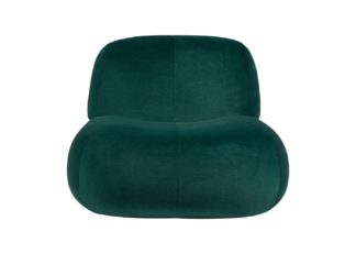 An Image of Ligne Roset Pukka Armchair in Wool Blend Green Fabric Gentle 973