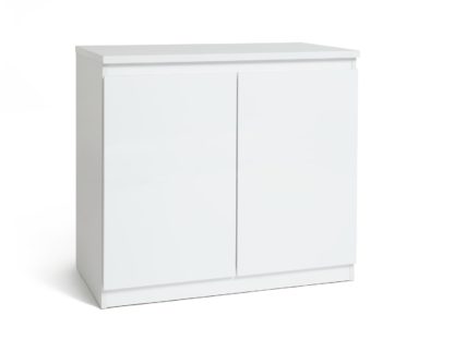 An Image of Habitat Jenson 2 Door Sideboard - White