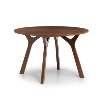 An Image of Huxley Walnut Round Table Walnut