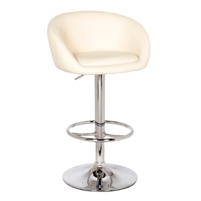 c735ef6272963effd0910c24cc876f25a63c57b3f60ff54aa93aeb8ccf3257ae.jpg An Image of Apollo Bar Stool Cream PU Leather Cream (Natural)