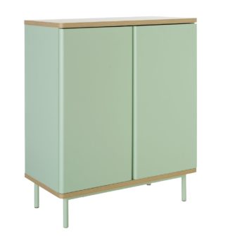 An Image of Habitat Freja 2 Door Cabinet - Green