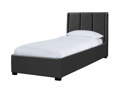 An Image of Habitat Austen Ottoman Single Bed Frame - Black