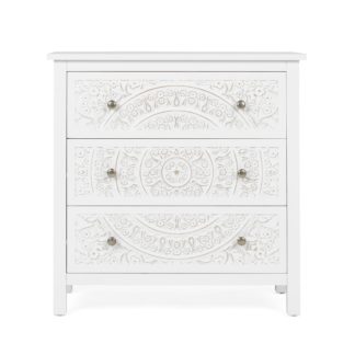 An Image of Samira 3 Drawer Chest White