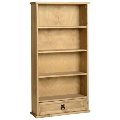 An Image of Corona Pine DVD Rack Natural