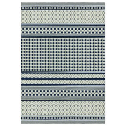 An Image of Asiatic Antibes In & Outdoor Rectangle Rug -120x170cm - Grey