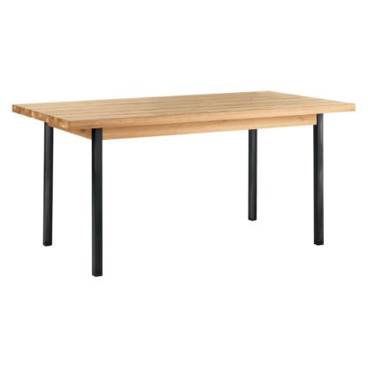 An Image of Habitat Feliz Extending Wood Oak 6 to 12 Seater Dining Table