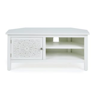 An Image of Samira Corner TV Unit White