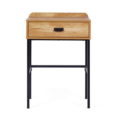 An Image of Greenwich Compact Desk Wood (Brown)