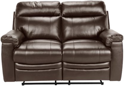 An Image of Argos Home Paolo 2 Seater Manual Recliner Sofa - Ivory