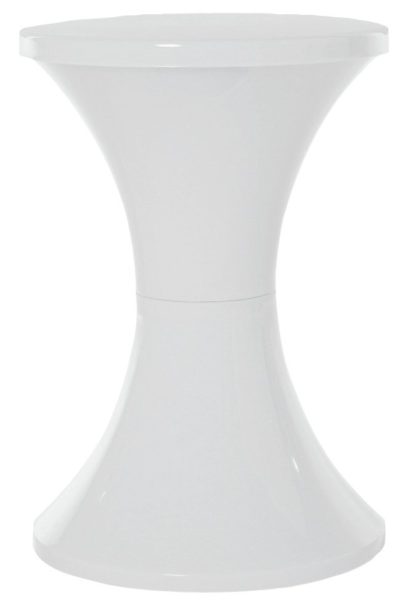 ce47fa62edab1ae492615a36b09b991425f63f44f3b6fc80c61cc52b5d694004.jpg An Image of Tam Tam Plastic Stool - White