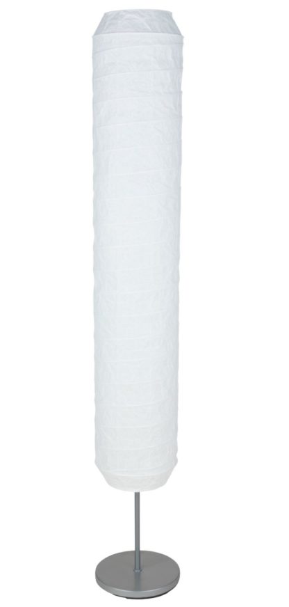 An Image of Argos Home Cylinder Paper Floor Lamp - White