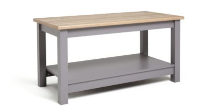 An Image of Habitat Winchester Coffee Table - Grey