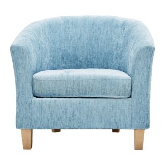 An Image of Maxwell Tub Chair - Duck Egg Duck Egg Blue