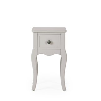 An Image of Clara 1 Drawer Bedside Table Grey