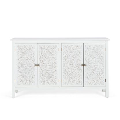 An Image of Samira Large Sideboard White